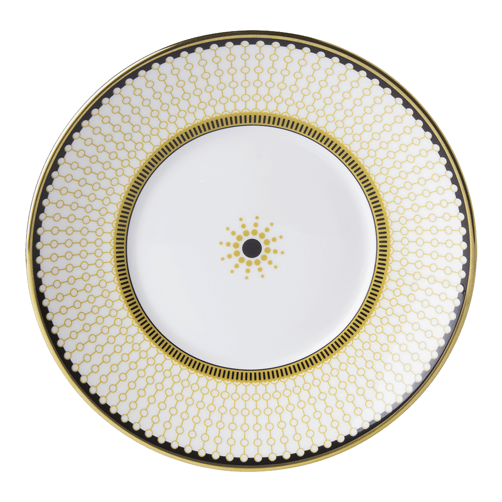 Royal Crown Derby Oscillate Ochre Tea Saucer (15cm) – official product image