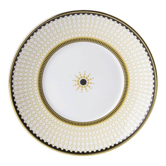 Royal Crown Derby Oscillate Ochre Tea Saucer (15cm) – official product image