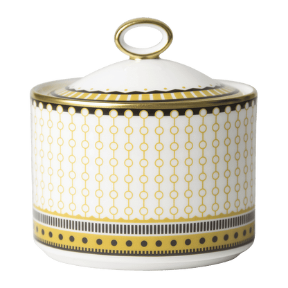 Royal Crown Derby Oscillate Ochre Covered Sugar (170ml) – official product image
