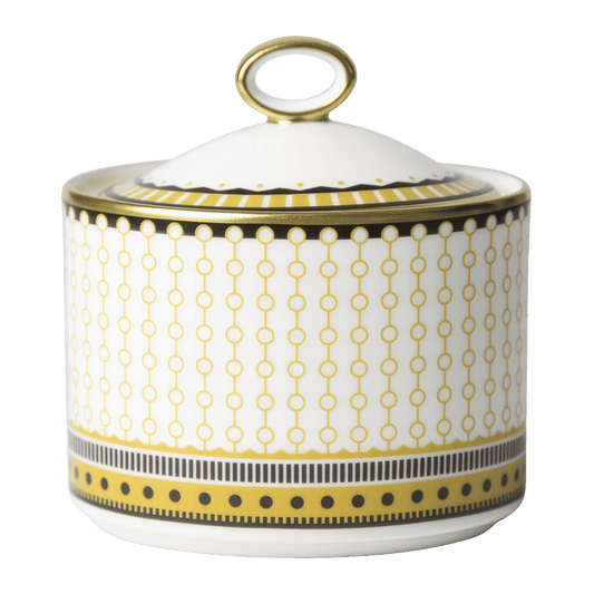 Royal Crown Derby Oscillate Ochre Covered Sugar (170ml) – official product image