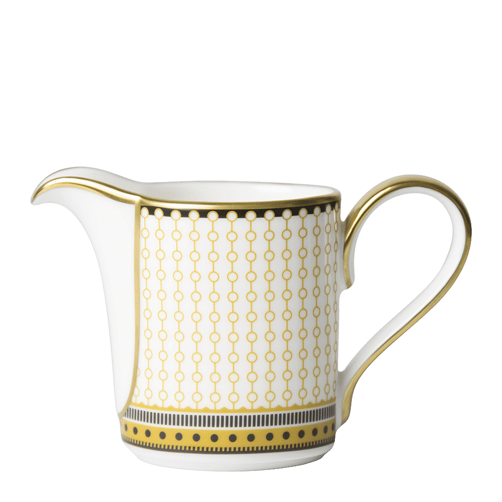Royal Crown Derby Oscillate Ochre Cream Jug (115ml) – official product image