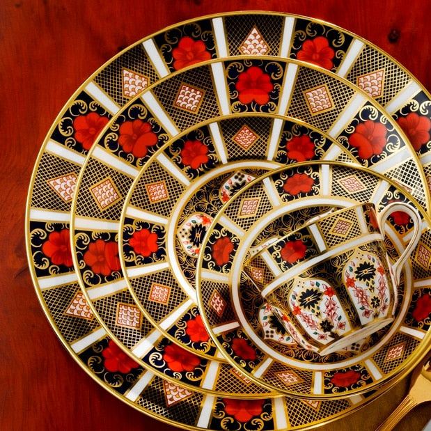 Royal Crown Derby Old Imari Octagonal Plate (22.5cm) – alternate official product image