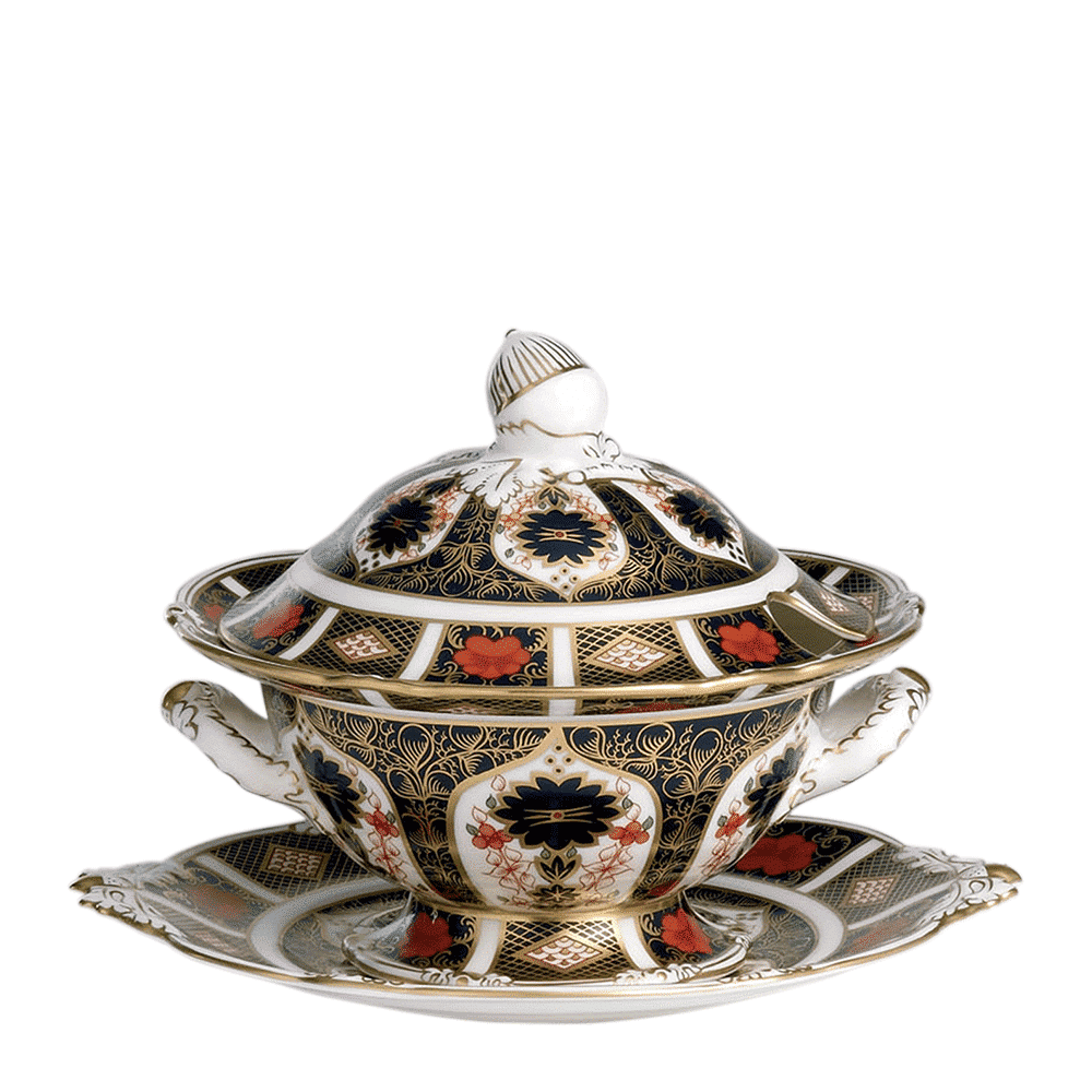 Royal Crown Derby Old Imari Sauce Tureen (550ml) – official product image