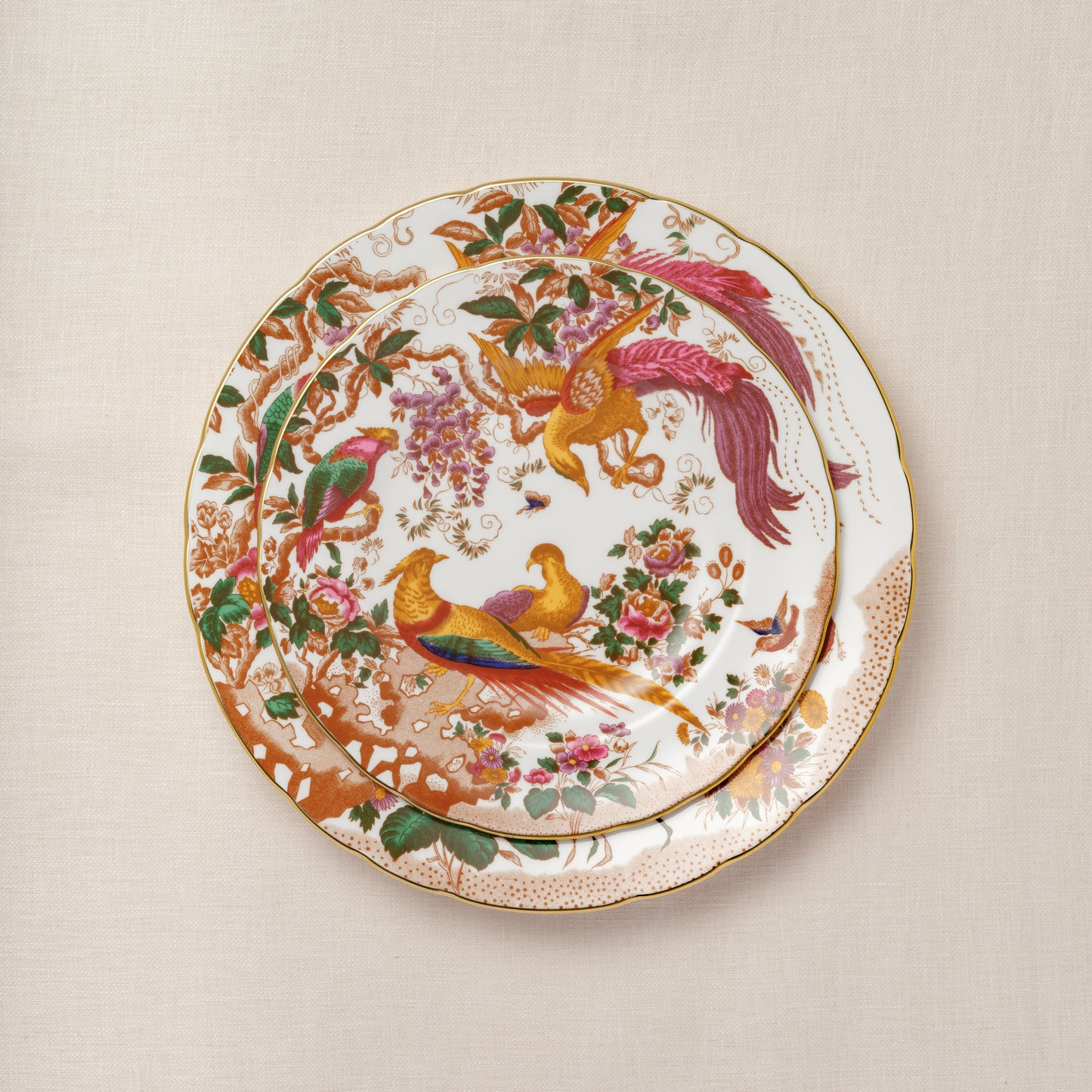 Royal Crown Derby Olde Aves Covered Vegetable Dish (1700ml) – alternate official product image