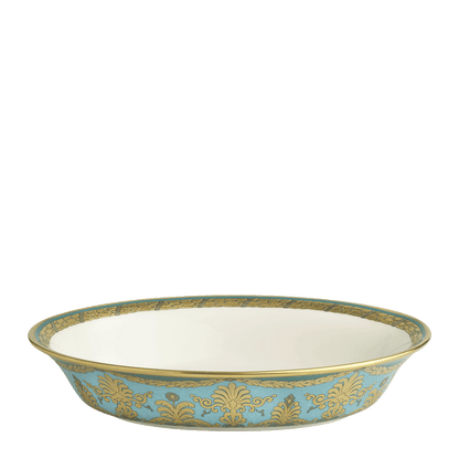 Royal Crown Derby Turquoise Palace Open Vegetable Dish (26cm) – official product image