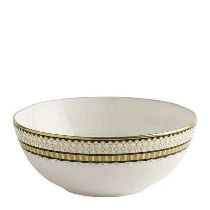 Royal Crown Derby Oscillate Ochre Bowl (13cm) – official product image