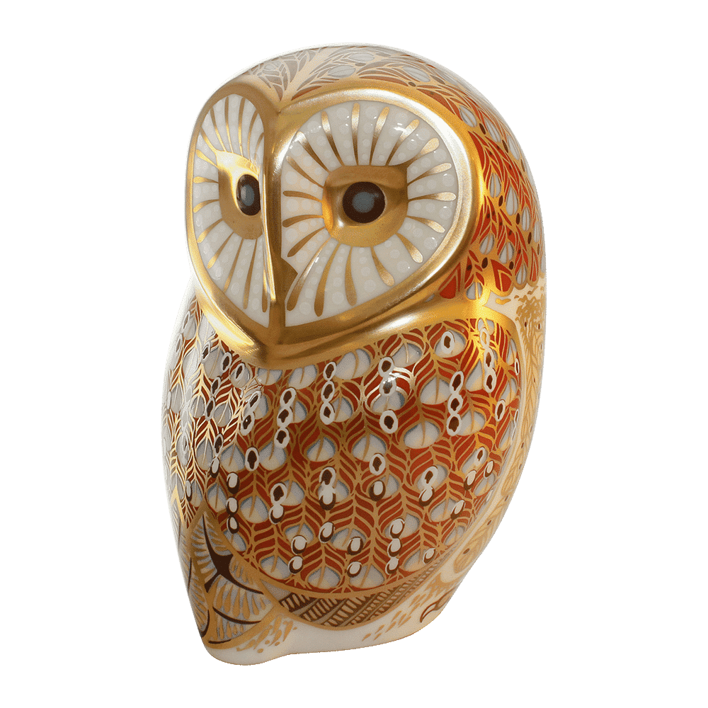 Royal Crown Derby Barn Owl – alternate official product image