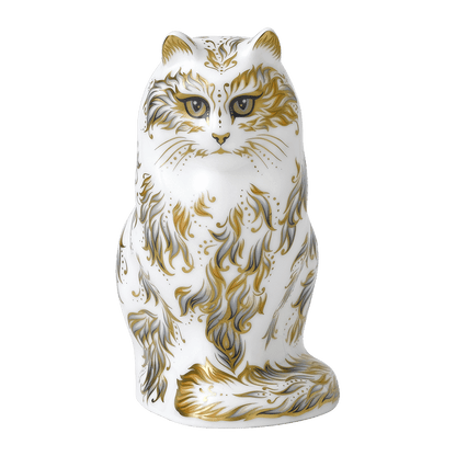 Royal Crown Derby Fifi Cat – alternate official product image
