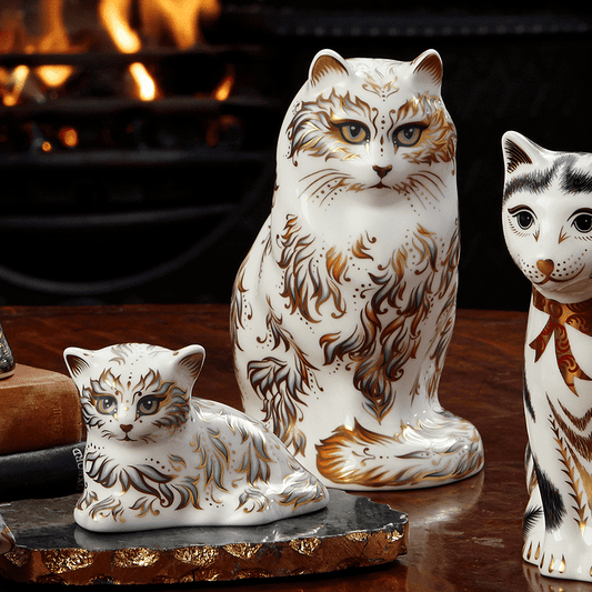 Royal Crown Derby Fifi Cat – alternate official product image