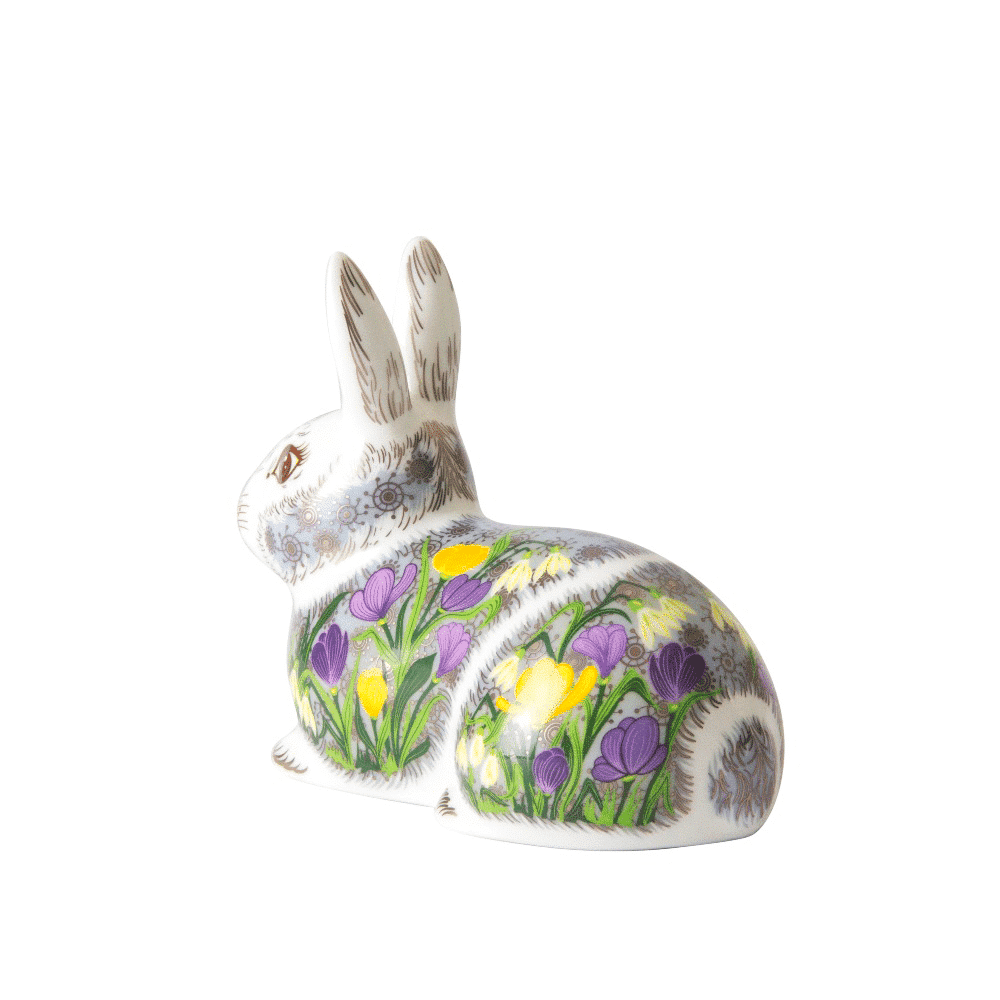 Royal Crown Derby Springtime Bunny – alternate official product image