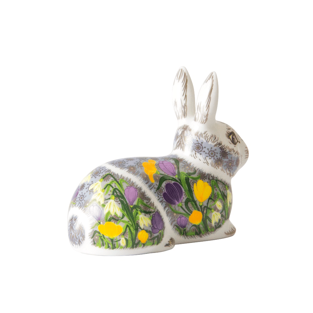 Royal Crown Derby Springtime Bunny – alternate official product image