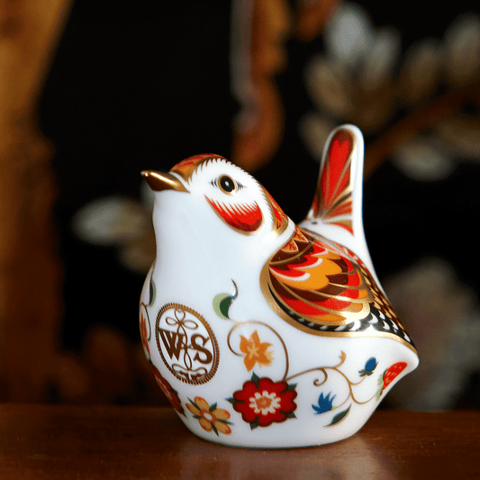 Royal Crown Derby William Shakespeare Wren – official product image