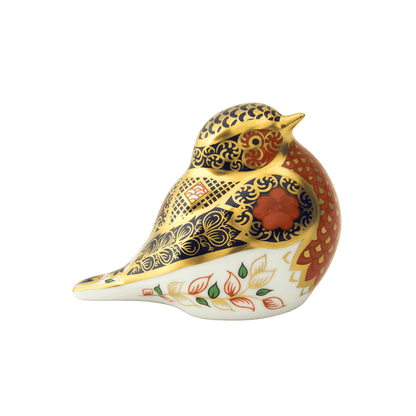Royal Crown Derby Old Imari Solid Gold Band Robin – alternate official product image
