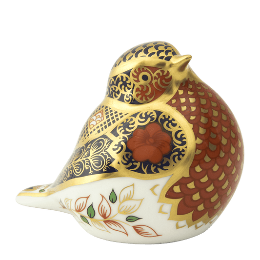 Royal Crown Derby Old Imari Solid Gold Band Robin – alternate official product image
