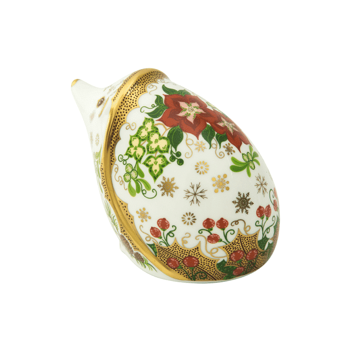 Royal Crown Derby Christmas Hedgehog – alternate official product image