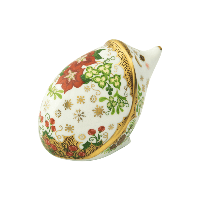 Royal Crown Derby Christmas Hedgehog – alternate official product image