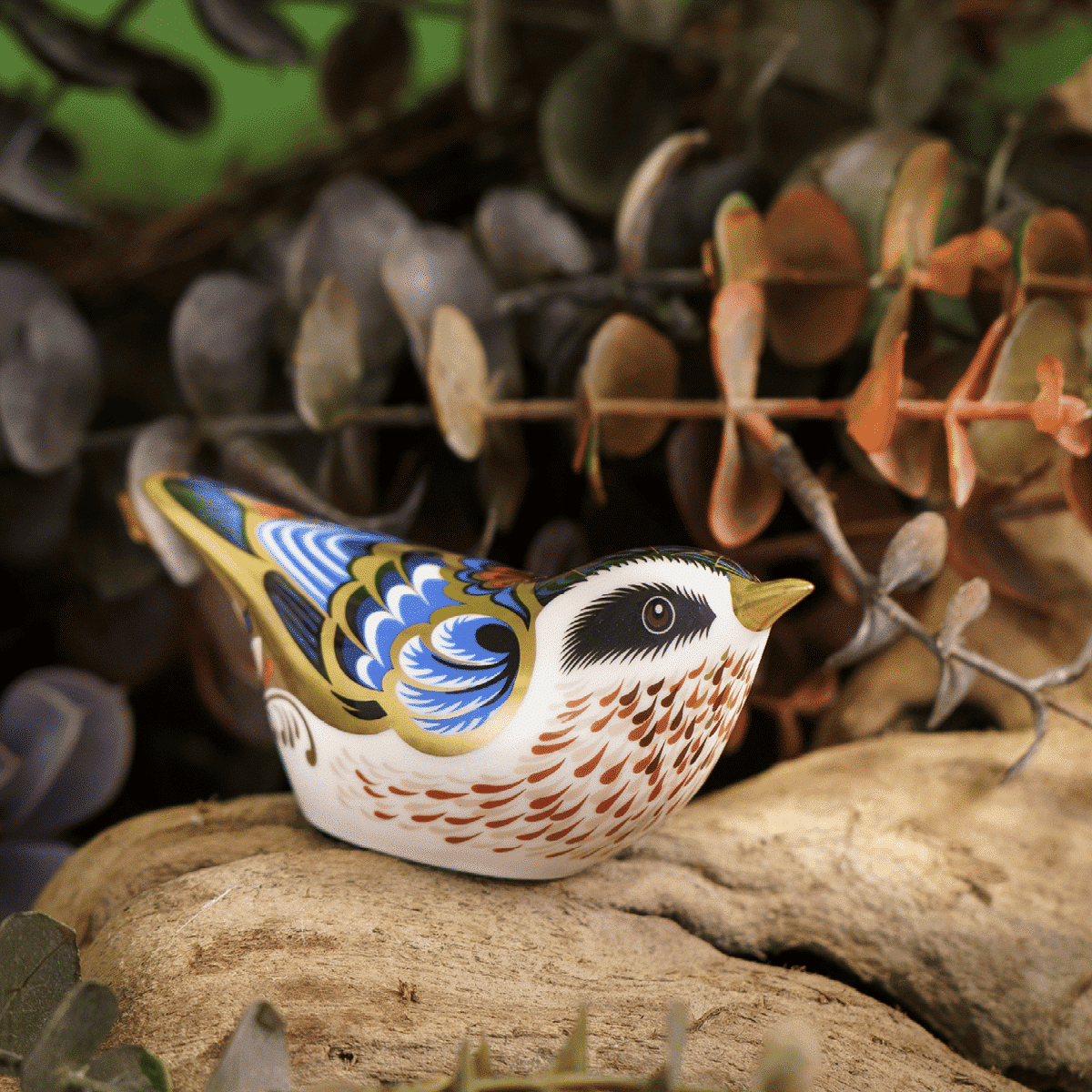 Royal Crown Derby Garden Nuthatch – official product image