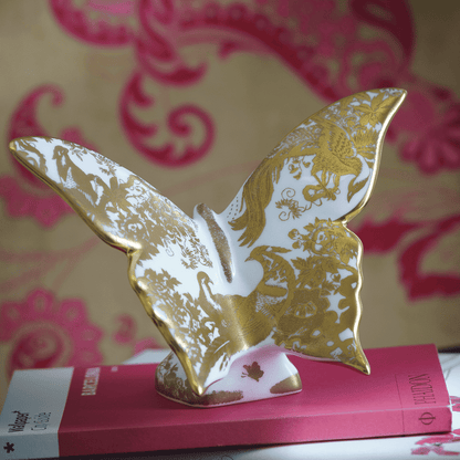 Royal Crown Derby Aves Gold Butterfly – alternate official product image