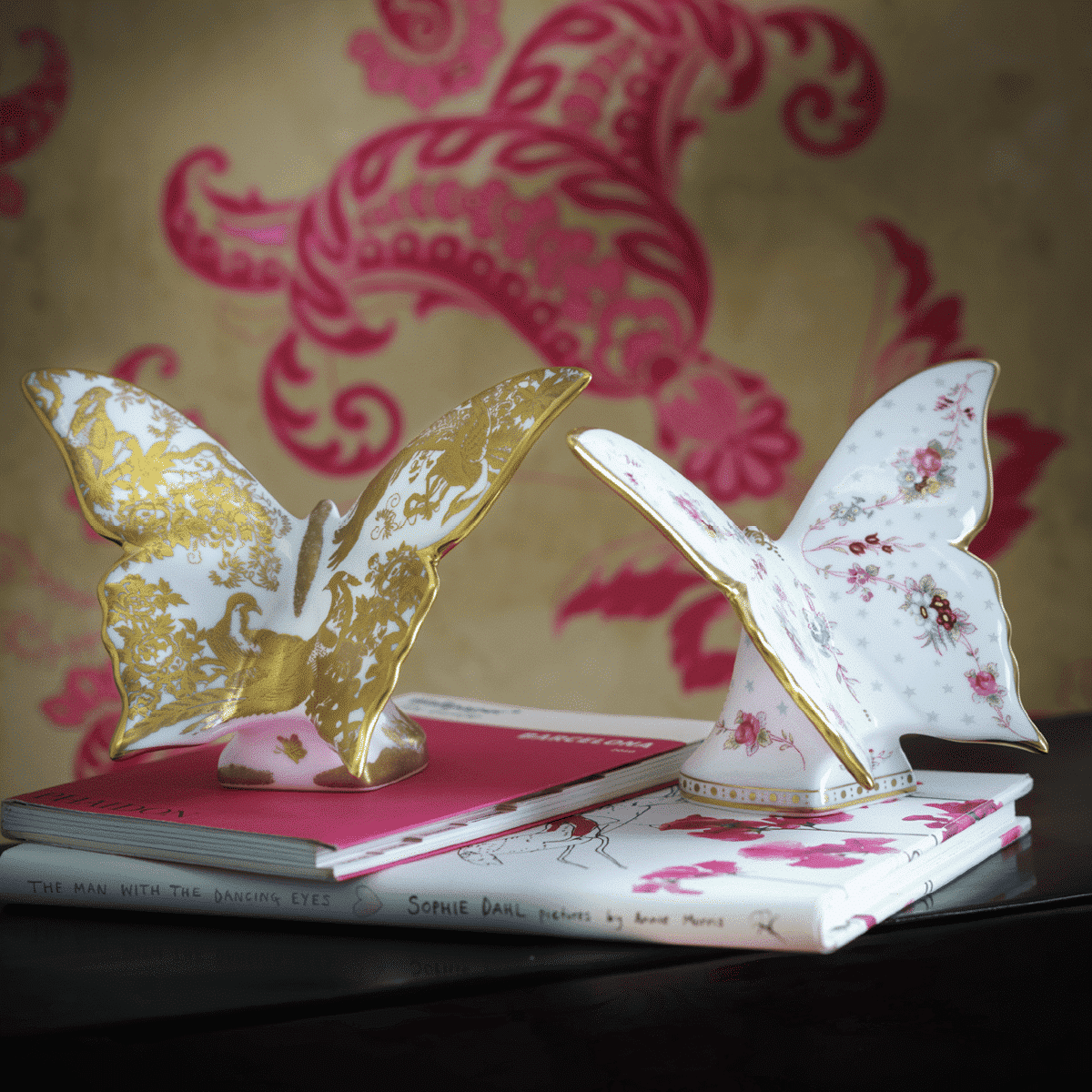 Royal Crown Derby Aves Gold Butterfly – alternate official product image