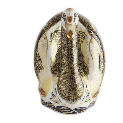 Royal Crown Derby Old Imari Solid Gold Band Swan – alternate official product image