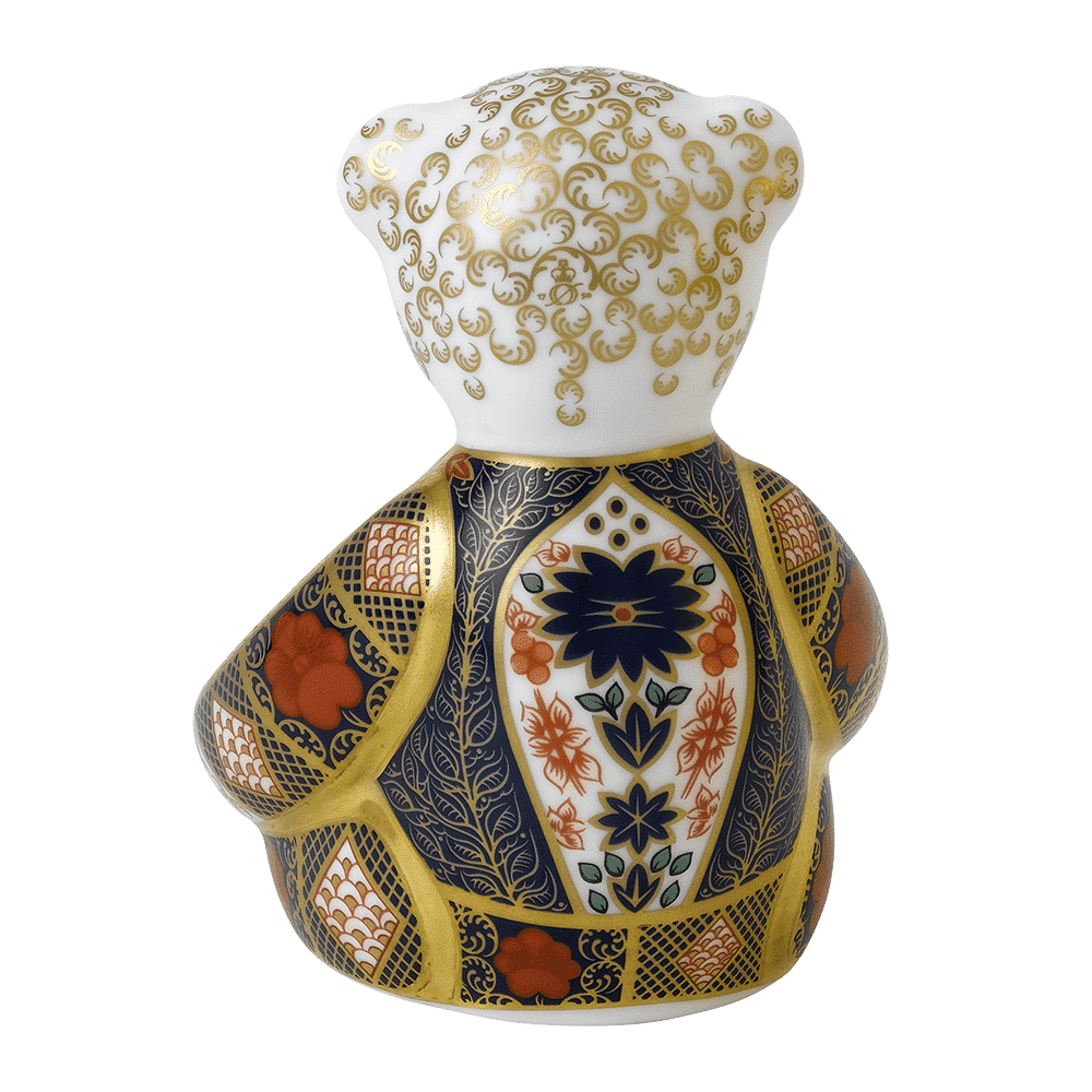 Royal Crown Derby Old Imari Solid Gold Band Bear – alternate official product image