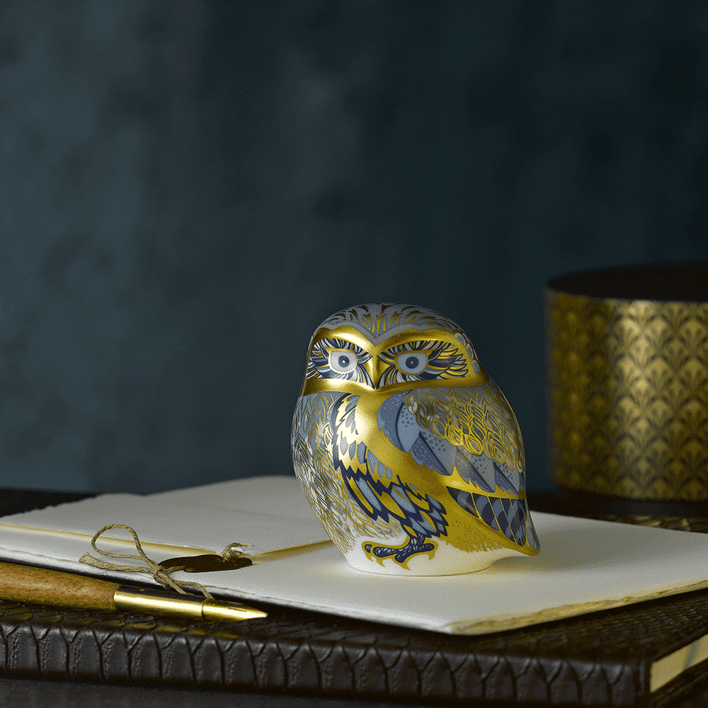 Royal Crown Derby Nightingale Owl – official product image