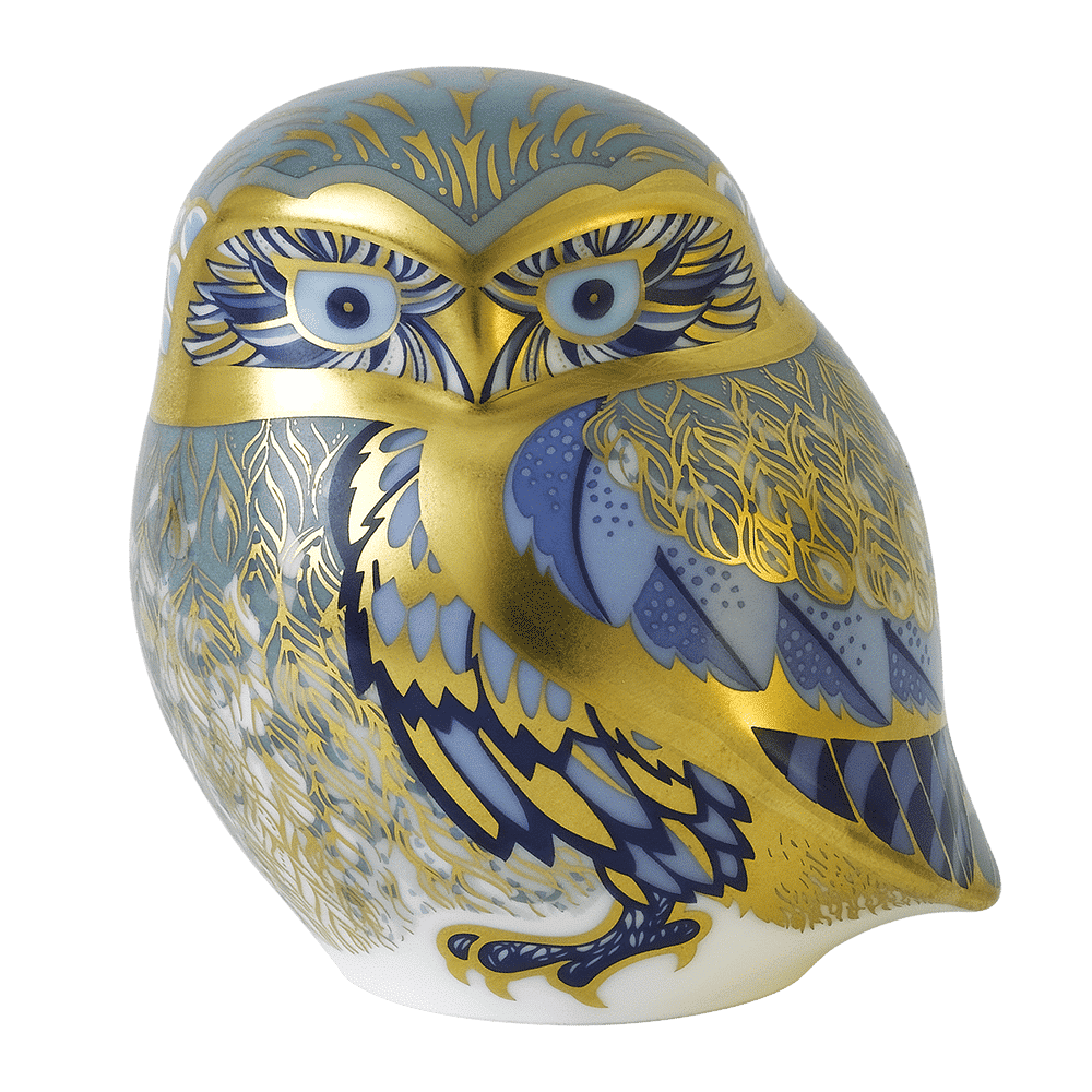 Royal Crown Derby Nightingale Owl – alternate official product image