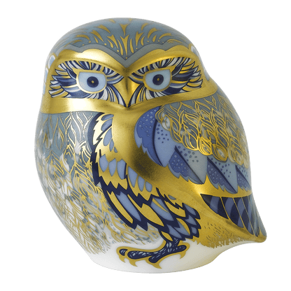 Royal Crown Derby Nightingale Owl – alternate official product image