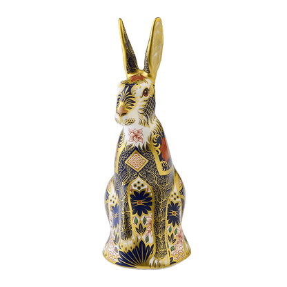 Royal Crown Derby Old Imari Solid Gold Band Hare – alternate official product image