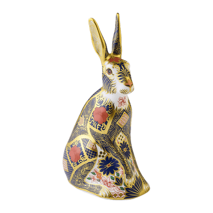 Royal Crown Derby Old Imari Solid Gold Band Hare – alternate official product image