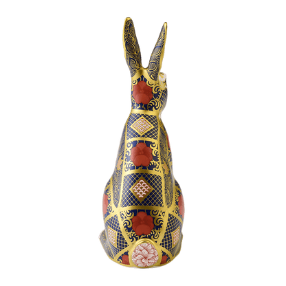 Royal Crown Derby Old Imari Solid Gold Band Hare – alternate official product image