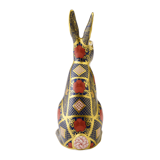 Royal Crown Derby Old Imari Solid Gold Band Hare – alternate official product image