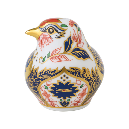 Royal Crown Derby Old Imari Solid Gold Band Goldfinch – alternate official product image