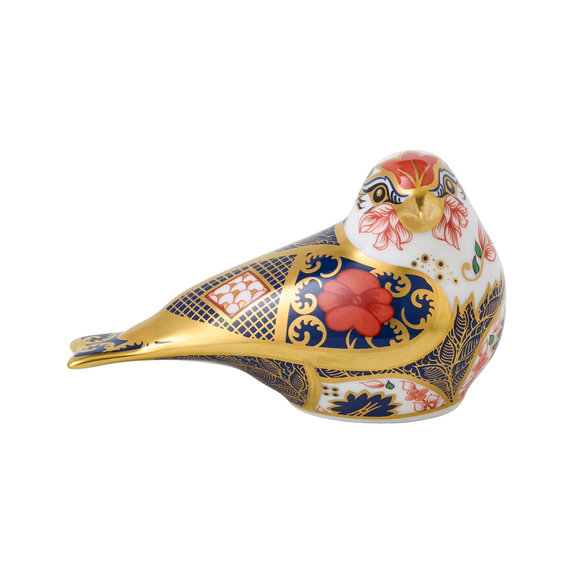 Royal Crown Derby Old Imari Solid Gold Band Goldfinch – alternate official product image