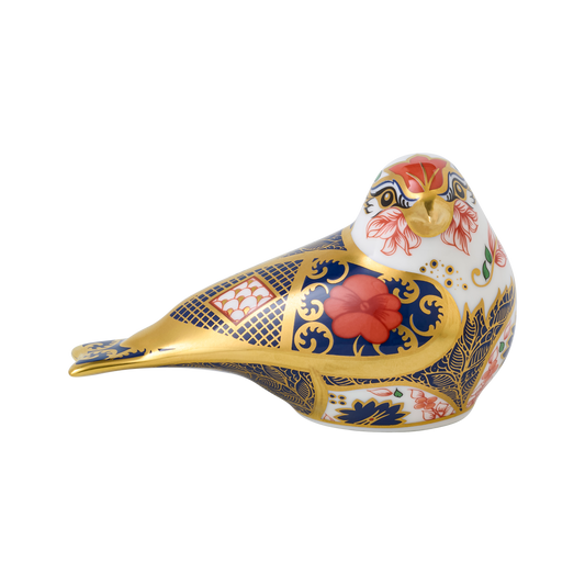 Royal Crown Derby Old Imari Solid Gold Band Goldfinch – alternate official product image