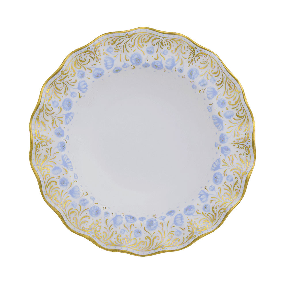 Royal Crown Derby Royal Peony Blue Rim Soup Bowl (21cm) – official product image