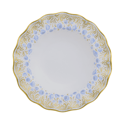 Royal Crown Derby Royal Peony Blue Rim Soup Bowl (21cm) – official product image