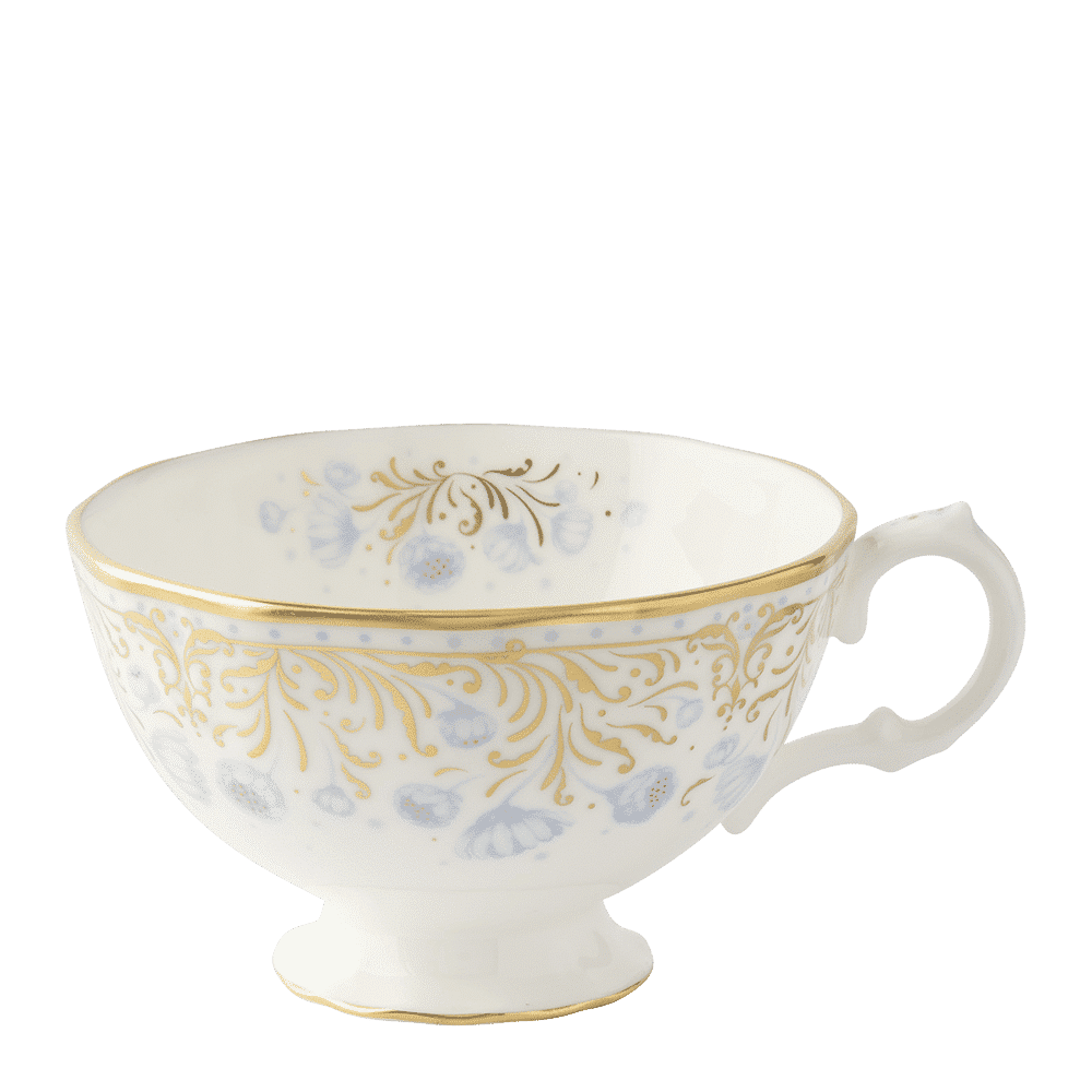 Royal Crown Derby Royal Peony Blue Teacup (220ml) – official product image