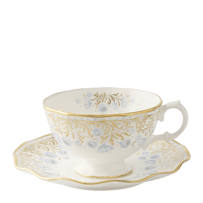 Royal Crown Derby Royal Peony Blue Teacup (220ml) – alternate official product image