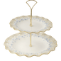 Royal Crown Derby Royal Peony Blue Two Tier Cake Stand (24cm) – official product image