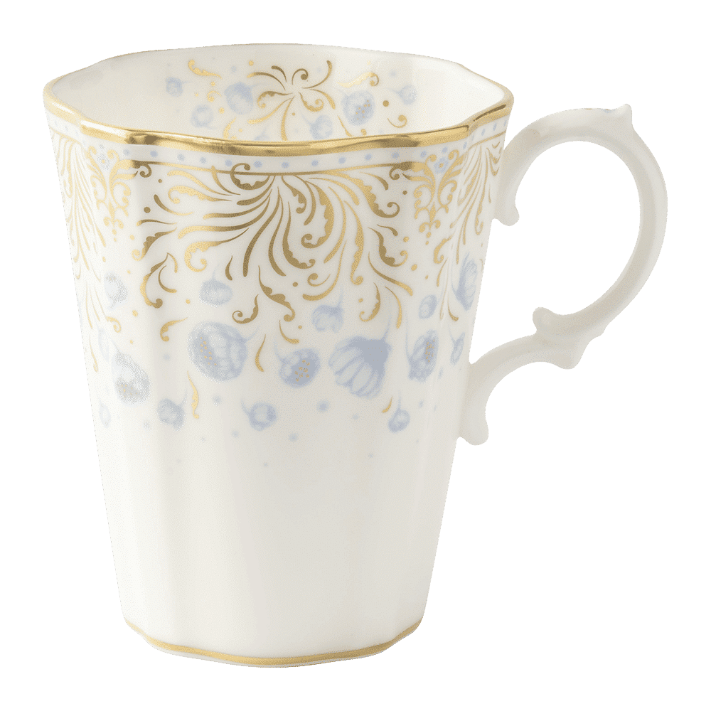 Royal Crown Derby Royal Peony Blue Mug (300ml) – official product image