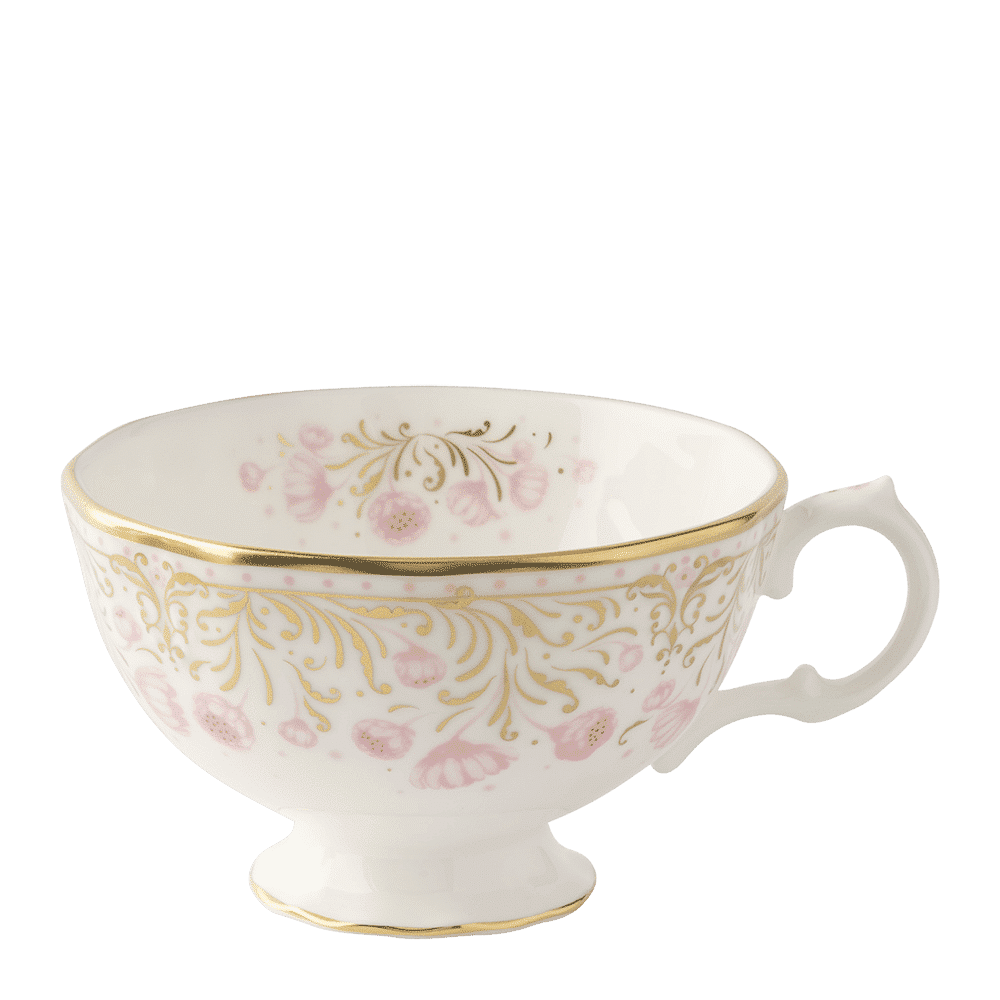 Royal Crown Derby Royal Peony Pink Teacup (220ml) – official product image