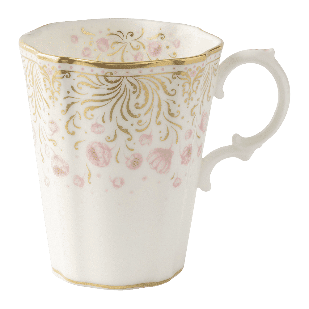 Royal Crown Derby Royal Peony Pink Mug (300ml) – official product image