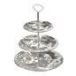 Royal Crown Derby Aves Palladium Three Tier Cake Stand (34cm) – official product image