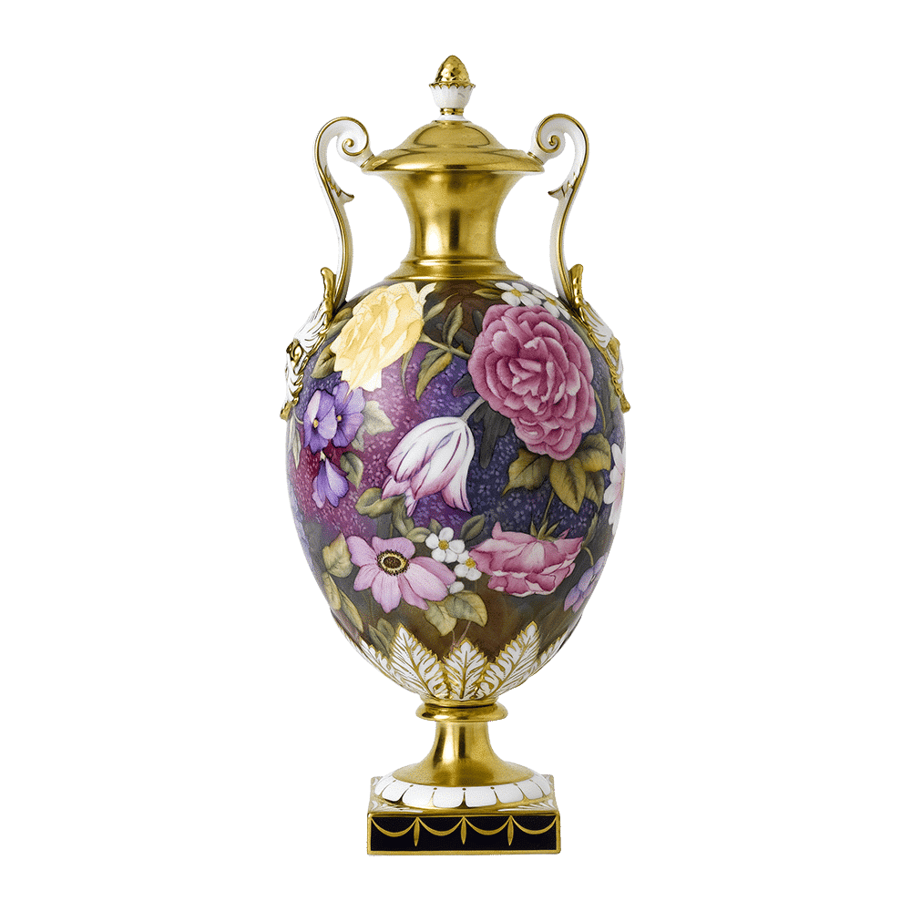 Royal Crown Derby Prestige Repton Vase – official product image