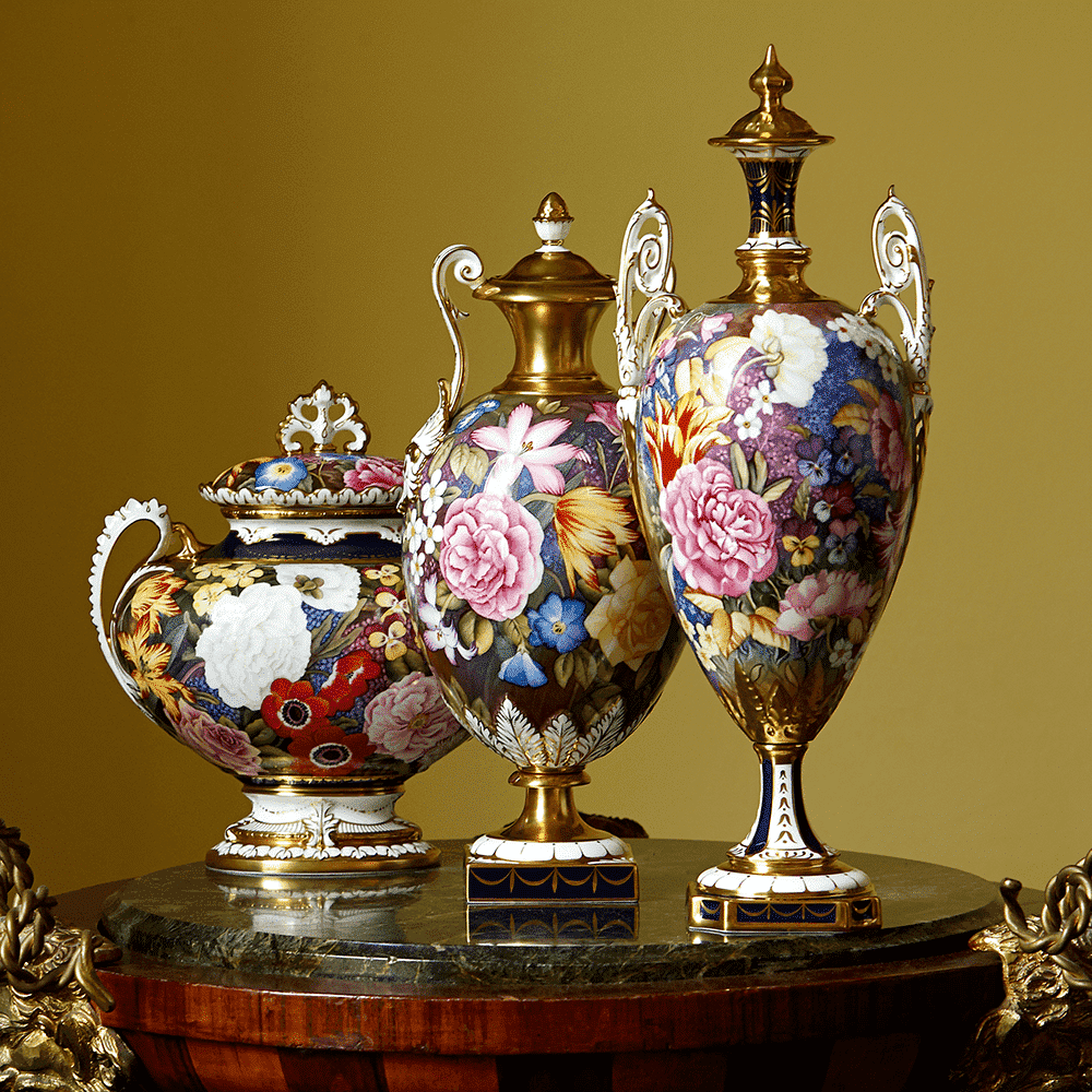Royal Crown Derby Prestige Repton Vase – alternate official product image