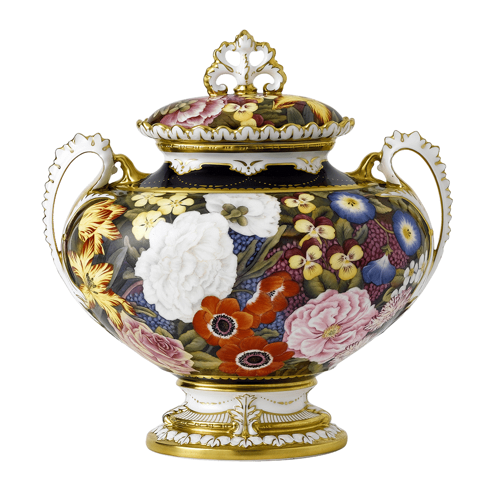 Royal Crown Derby Prestige Litherland Vase – official product image