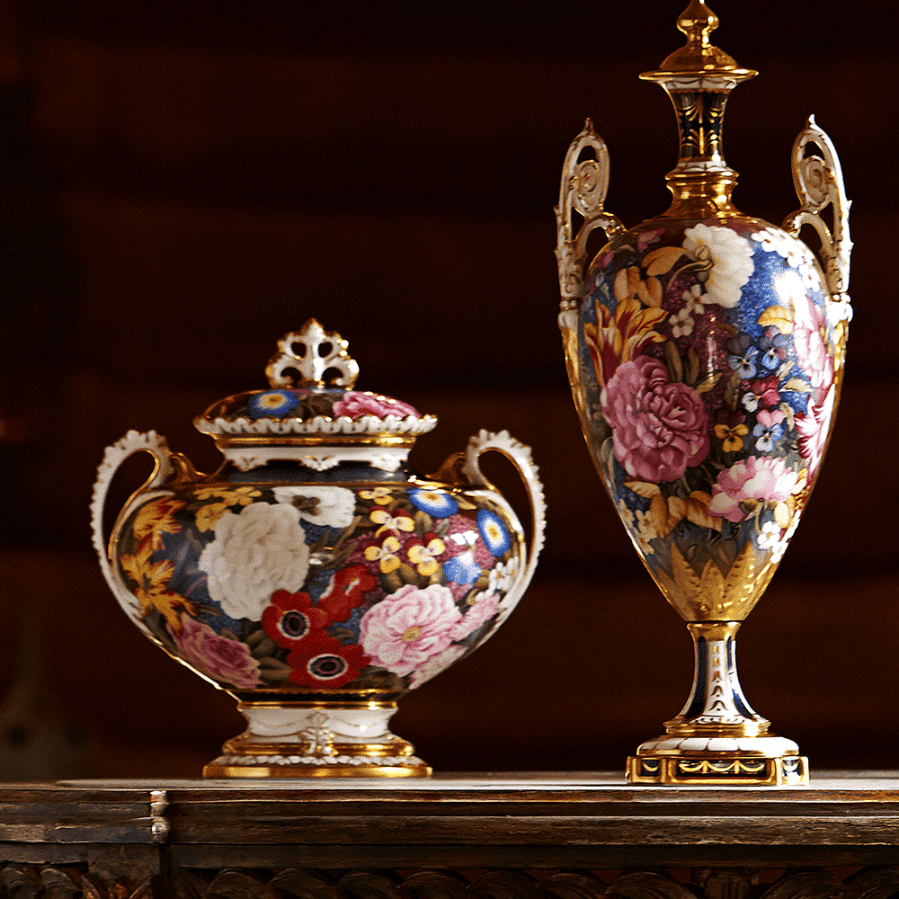 Royal Crown Derby Prestige Litherland Vase – alternate official product image