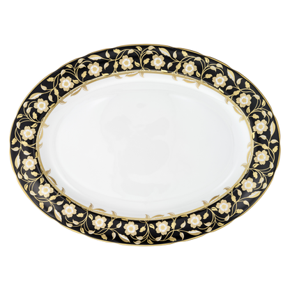 Royal Crown Derby Primrose Oval Dish (37.5cm) – official product image