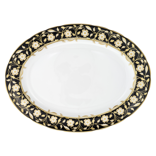 Royal Crown Derby Primrose Oval Dish (37.5cm) – official product image